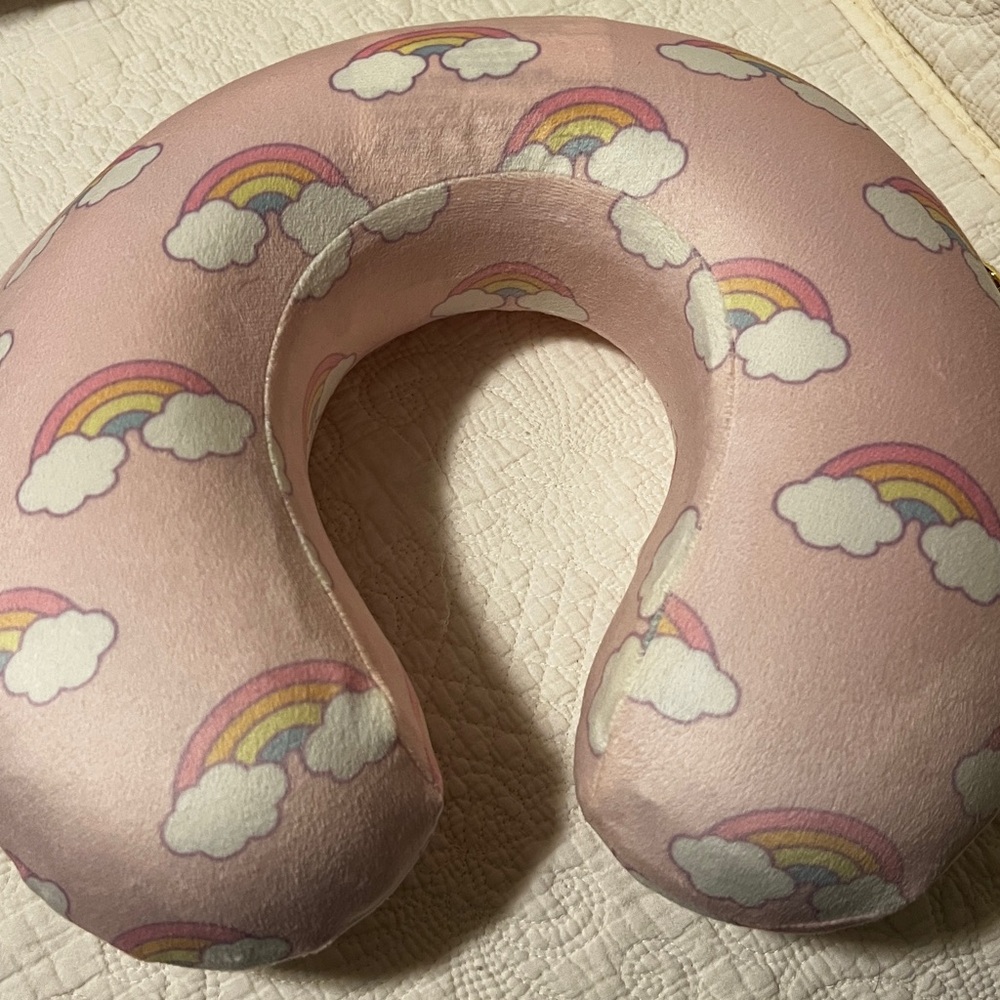 Stoney Clover x Target Pink Rainbow Neck Pillow